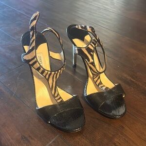 Jimmy Choo Zebra print heels